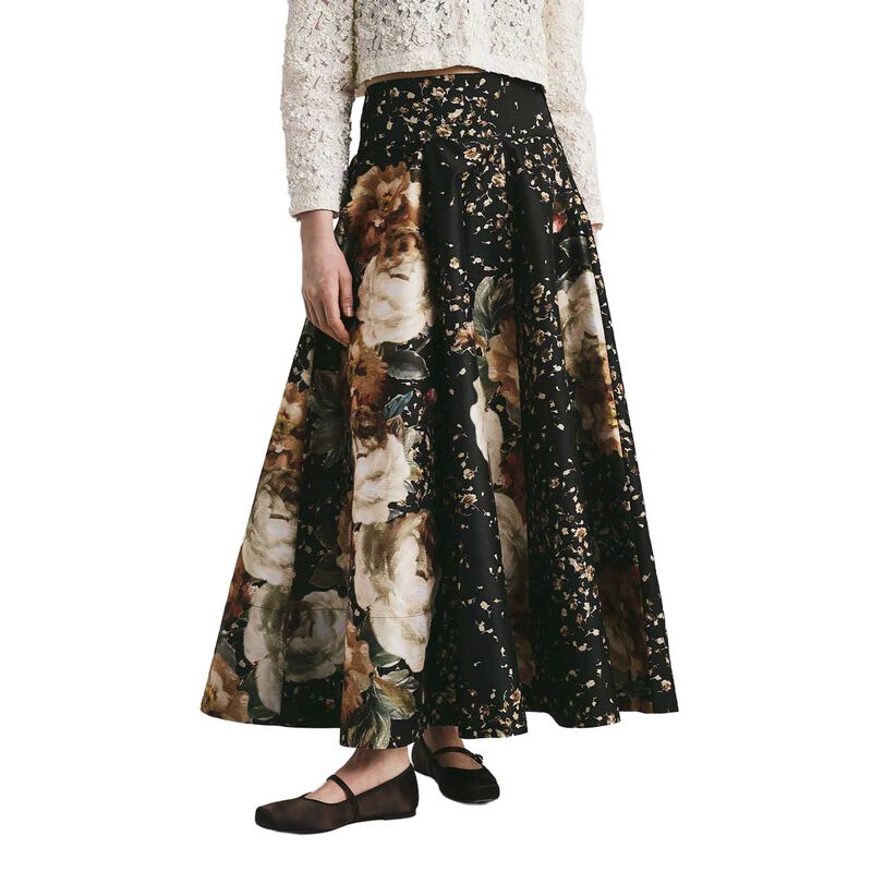 byTiMo Taffeta Maxi Skirt image number 0